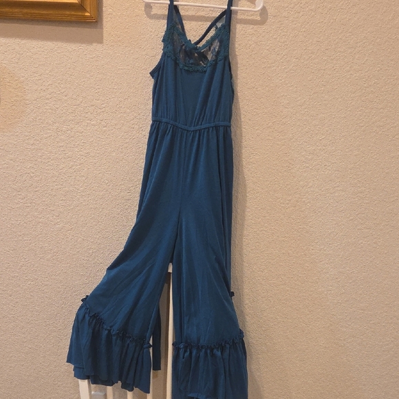 New Joyfolie Blue Ruffled Kids Casual/Formal Dress-Pens. - Picture 2 of 7